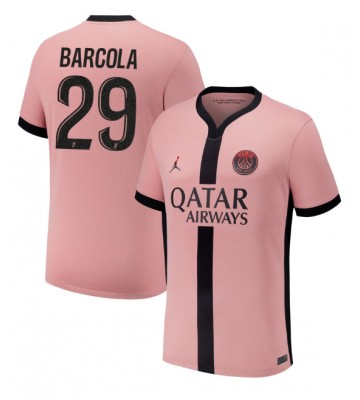 Paris Saint-Germain Bradley Barcola #29 Tercera Equipación 2024-25 Manga Corta